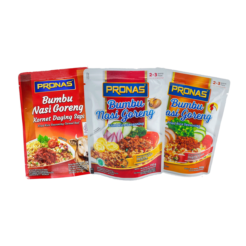 

Pronas bumbu nasi goreng ayam / daging sapi 110 gram