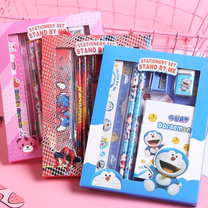 

Produk Viral Alat Tulis Set 6IN1 Stationery Set Lucu Karakter Set Perlengkapan Alat Tulis Sekolah