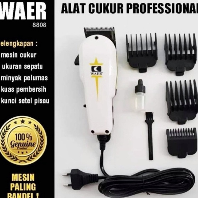 Super Star  Alat Cukur Rambut Elektrik WAER WA888  Mesin Cukur Rambut Listrik  Hair Clipper Proffess