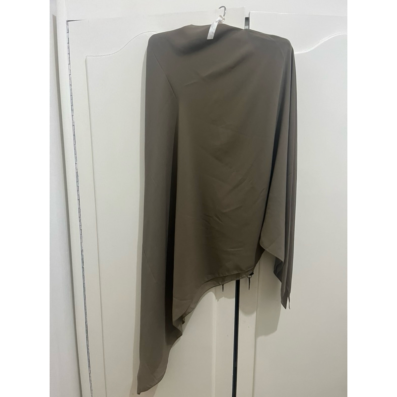 PREWASH Khimar Jilbab Square instan SLIP ON NEHHAT (Cashmere)