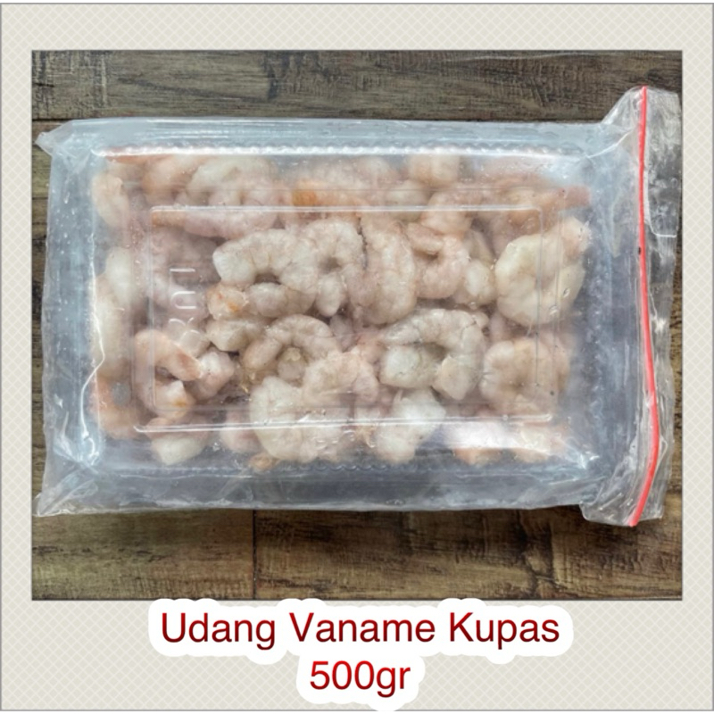

Udang Vannamei Kupas Fresh 500 gr Non Glazing - Udang Kupas Vaname Kupas