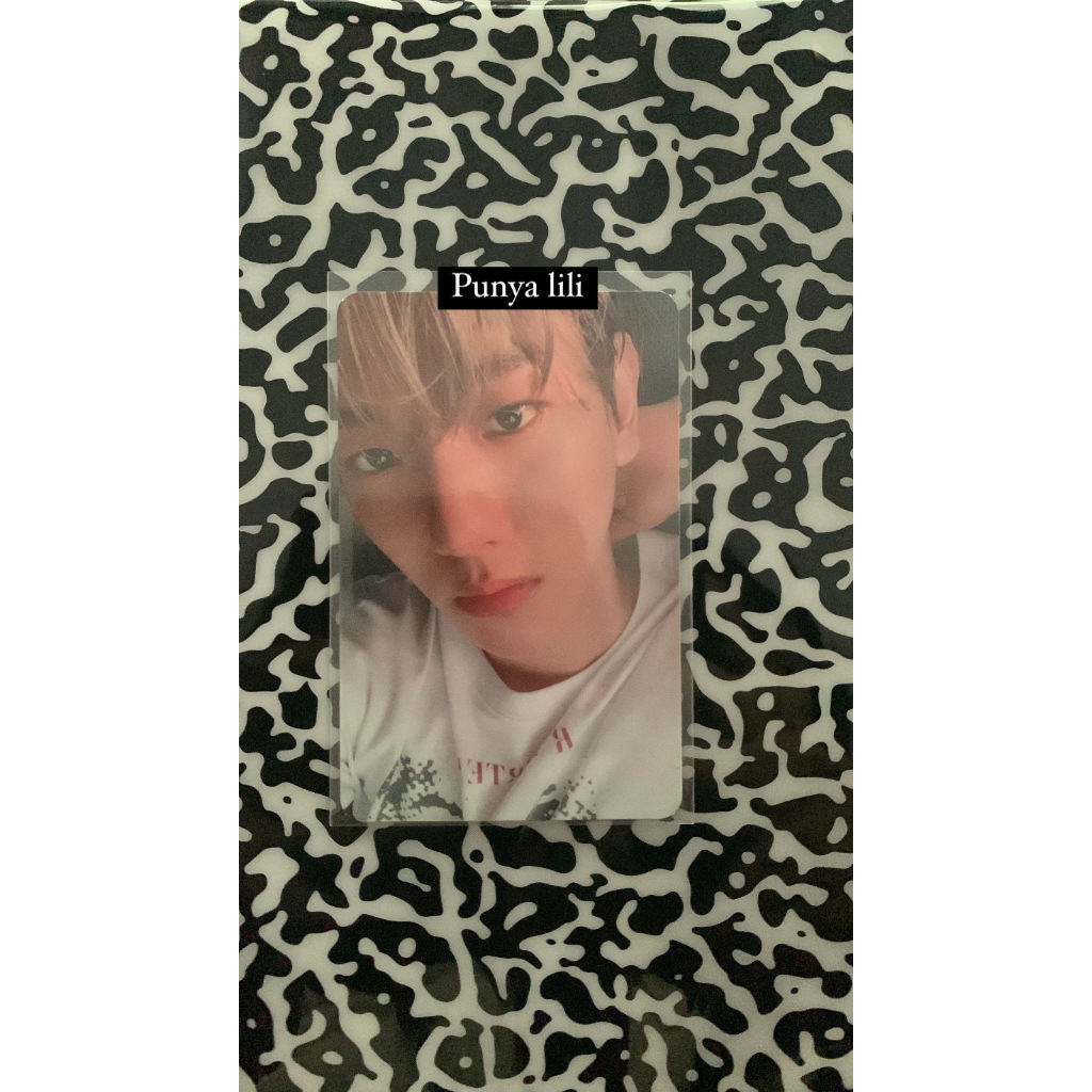 OFFICIAL PHOTOCARD BAEKHYUN SUPERM US A VERSION