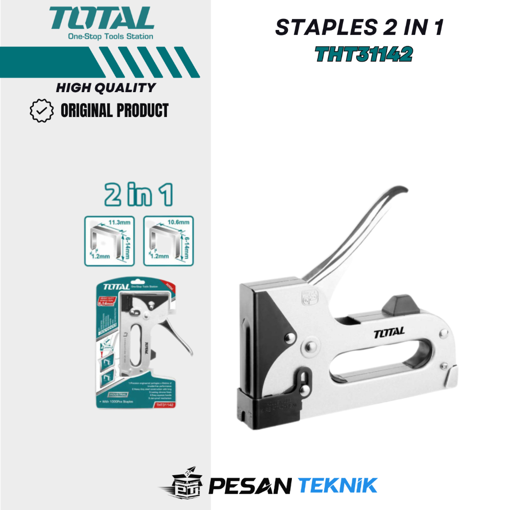 

Staples Gun Staples Tembak 4-14MM TOTAL THT31142