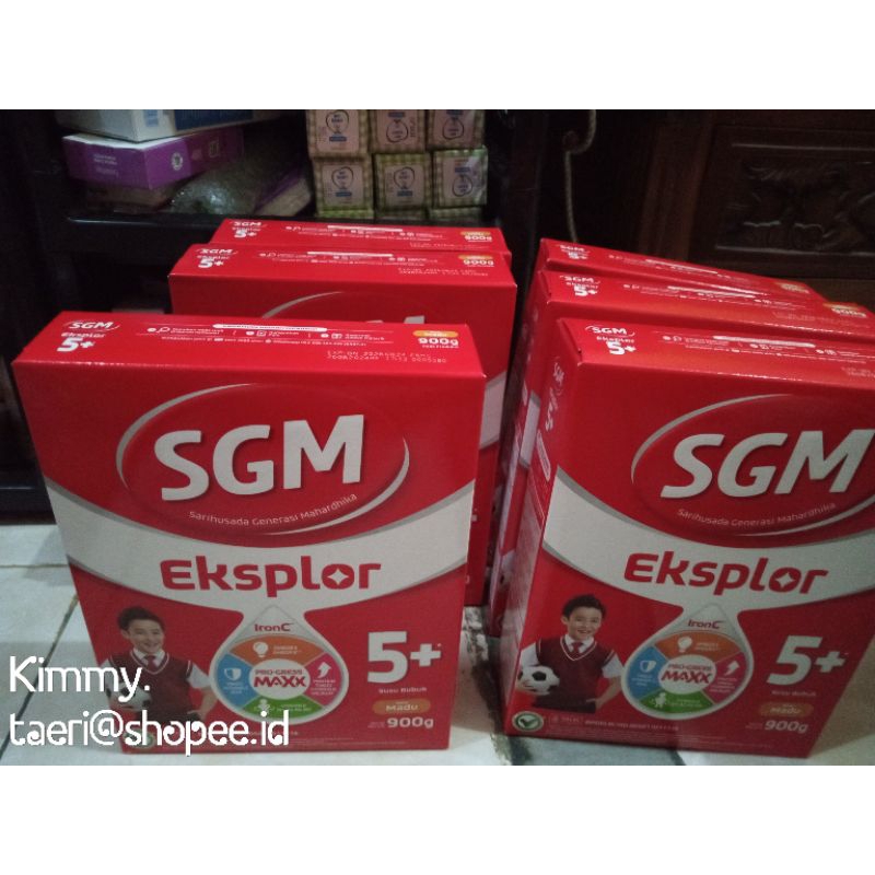 

SGM 5+ 900 gram dengan iron-c untuk anak usia 5-12th rasa madu