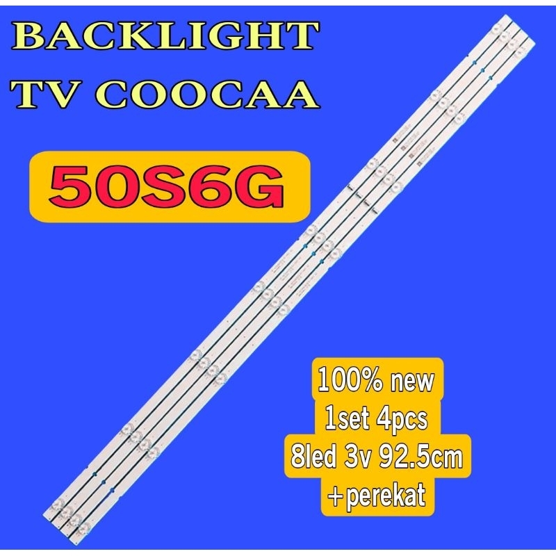 LAMPU LED BACKLIGHT BL TV COOCAA COCA 50S6G