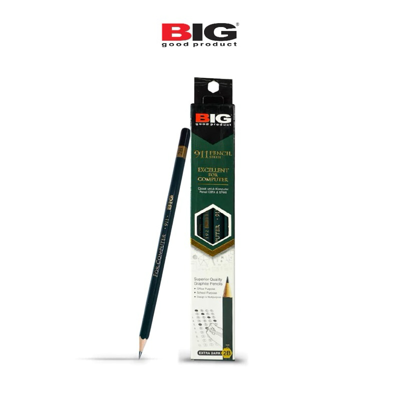 

Satu Dosen Pensil Big 2B For Computer Big 933 Big 988 Big 966 Big 900