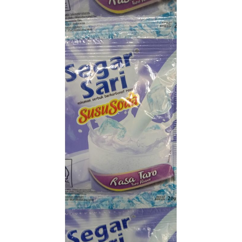 

Segar Sari Susu Soda Rasa Taro