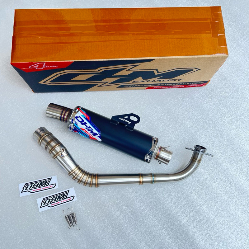 Knalpot Aerox New Nmax New Inlet 38/42/45/50 Original DHM Racing Exhaust