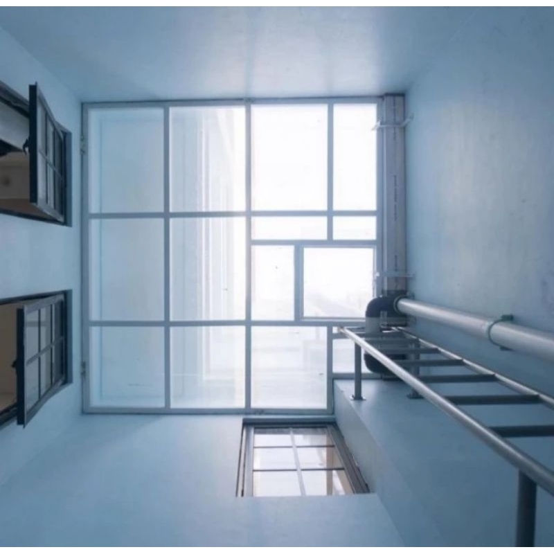 kanopi solarflat besi galvanis minimalis