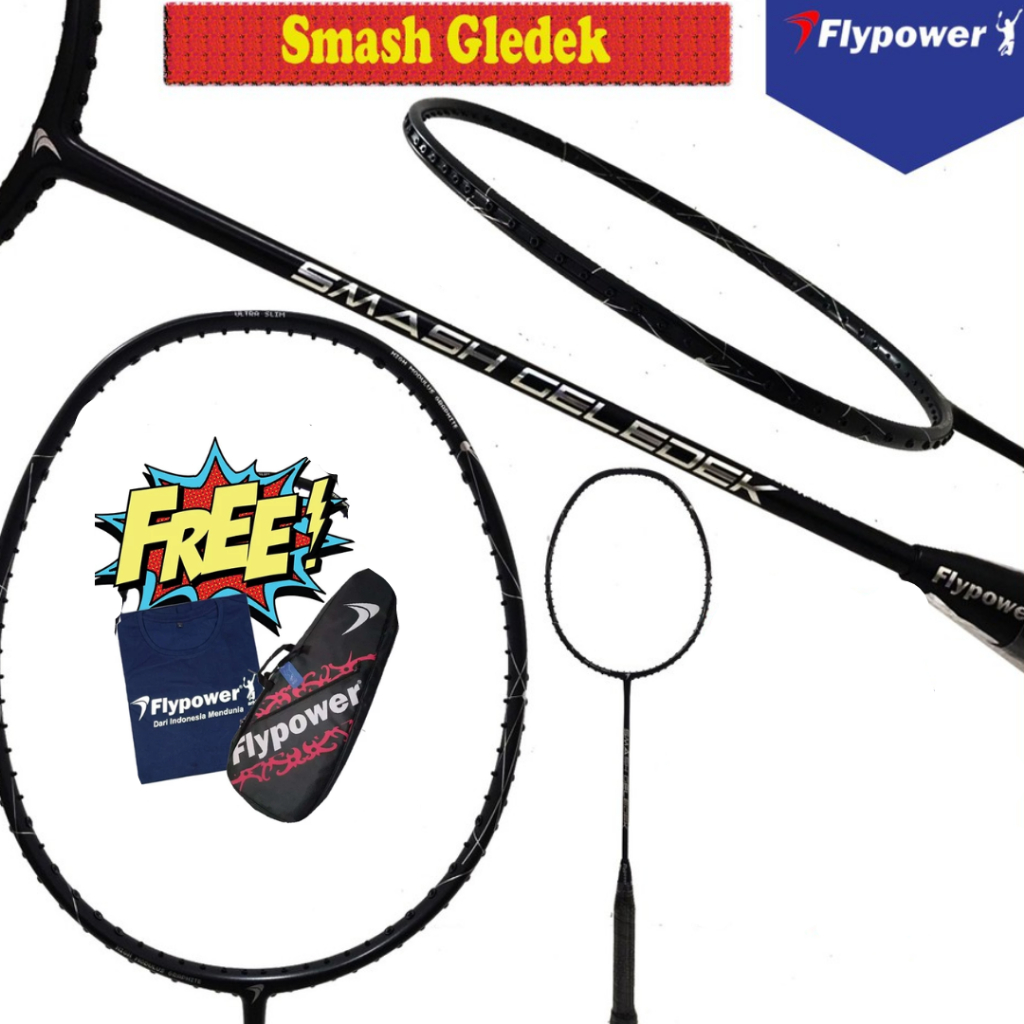Raket BADMINTON FLYPOWER SMASH GELEDEK