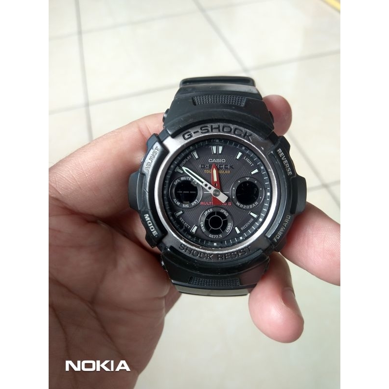 Casio G Shock AWG 101 second