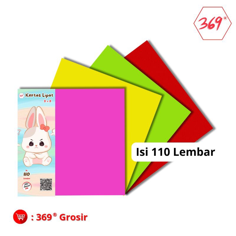 

369 - Origami / Kertas Lipat Versi Lite 8 x 8 cm - Limited Edition