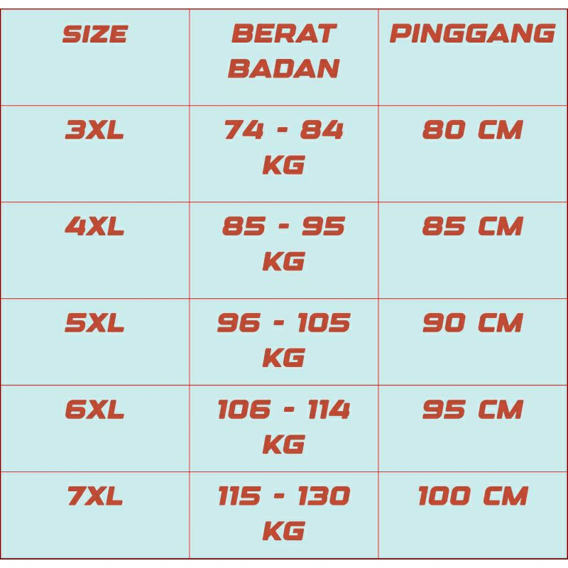 3 PCS CELANA BOXER JUMBO/ CELANA DALAM BOXER PRIA JUMBO