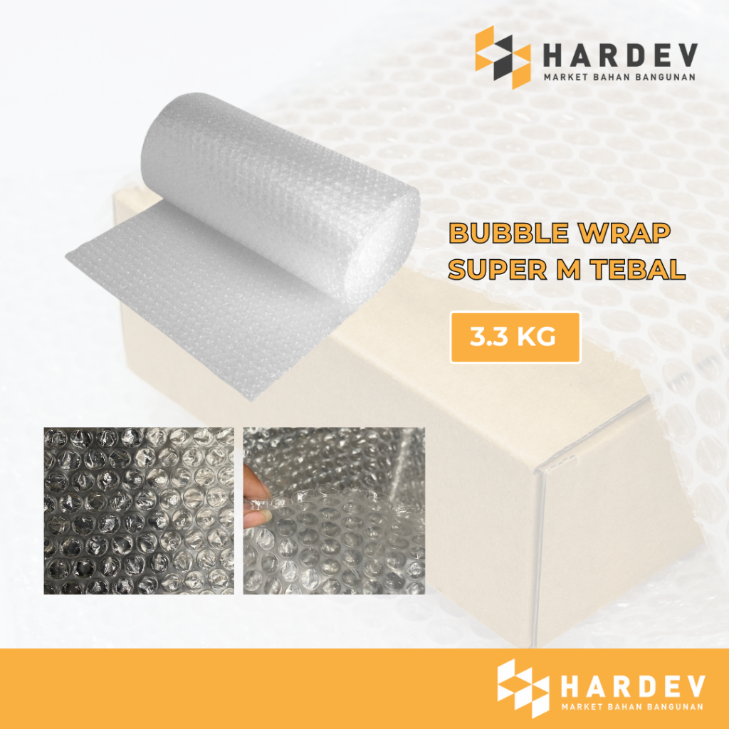 

BUBBLE WRAP SUPER M TEBAL 3.3 KG