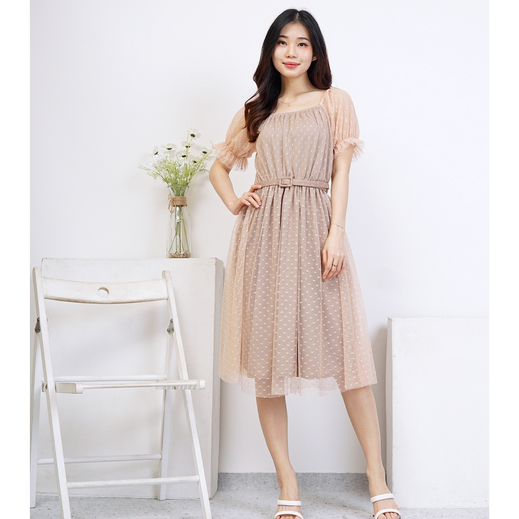 Modeli - 103 dress Kondangan Korean Style Kekinian / Gaun Wanita Pesta Panjang Mewah Elegan / Baju N
