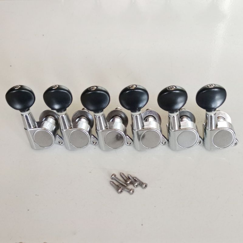 Dryer gitar elektrik stratocaster telecaster oval head 6R & 3R 3L utk squier fender ibanez cort jack