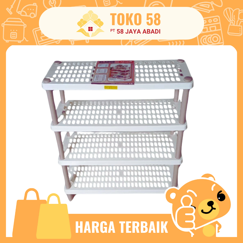 [COD] Rak Sepatu Blanco Asvita SS3 & SS4