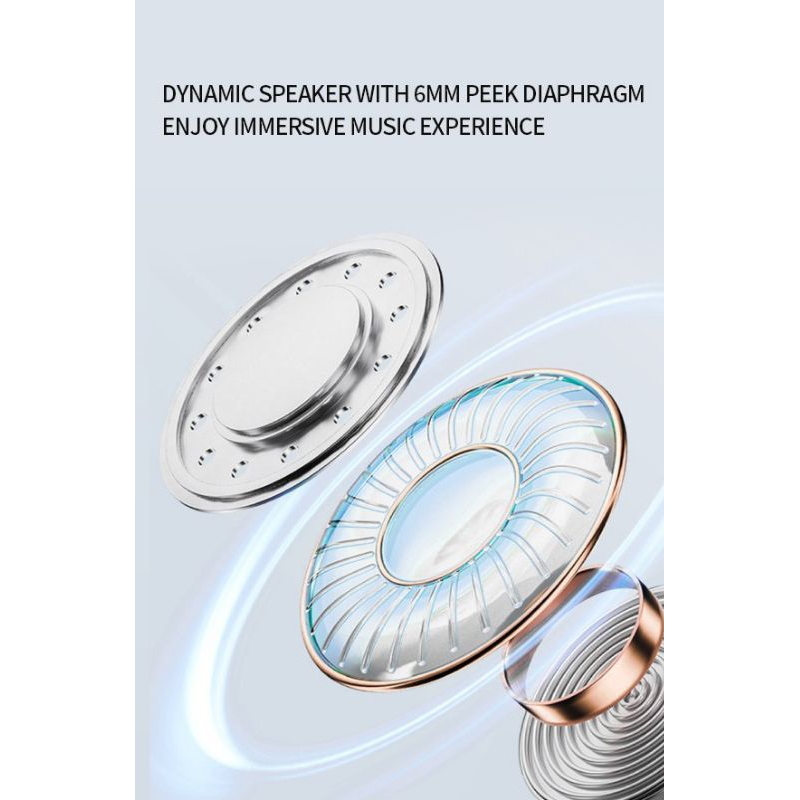 hd stereo tws headset bluetooth earbuds foomee