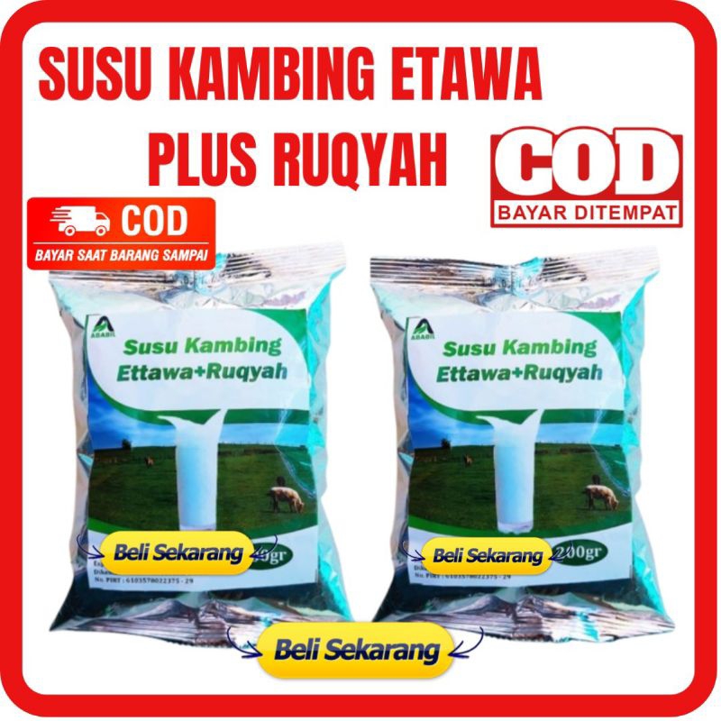 

SUSU KAMBING ETAWA RUQYAH 200 GR - SUSU GEMUK BADAN SUSU PENGGEMUK BADAN ATASI NYERI SENDI ASAM URAT MASALAH TULANG DAN KESEHATAN TULANG