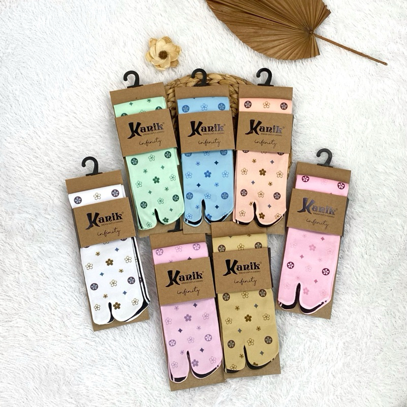 Kaos Kaki Kanik Infinity Printing Button