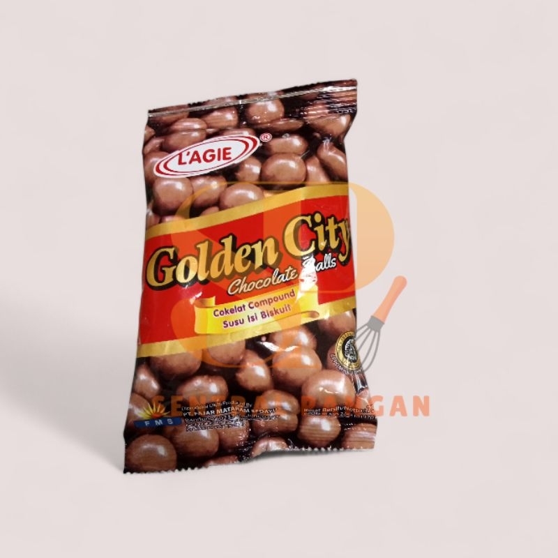 

GOLDEN CITY CHOCO BALLS 75gr