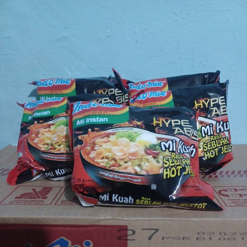 

Indomie rasa seblak hot jeletot paket 5 pcs termurah