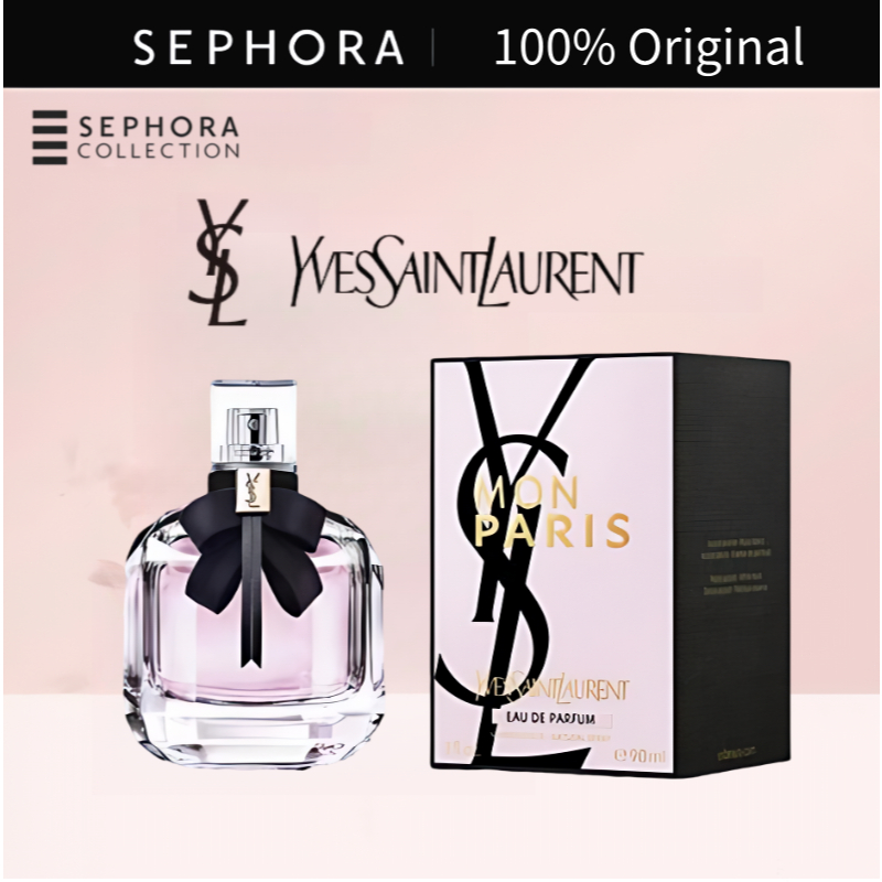 【100% Original】 YSL Yves Saint Laurent MON PARIS PARFUM FLORAL EAU DE PARFUM 90ml