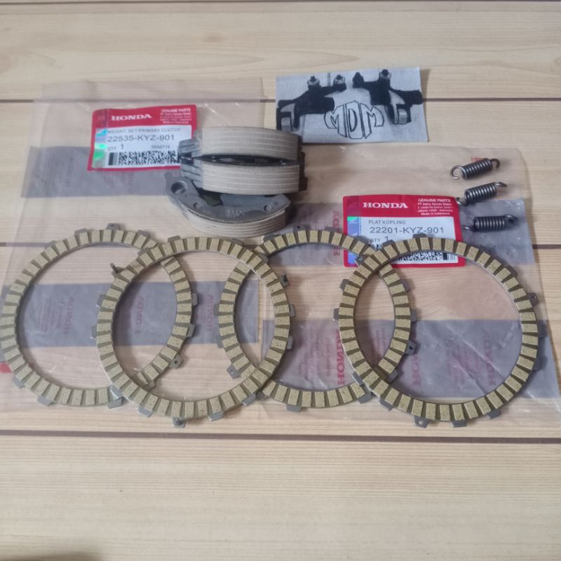 KAMPAS KOPLING + KAMPAS GANDA ONLY KYZ SUPARA X125 HELM IN, SUPRA X125 FI NEW, BLADE 125 FI (KYZ)