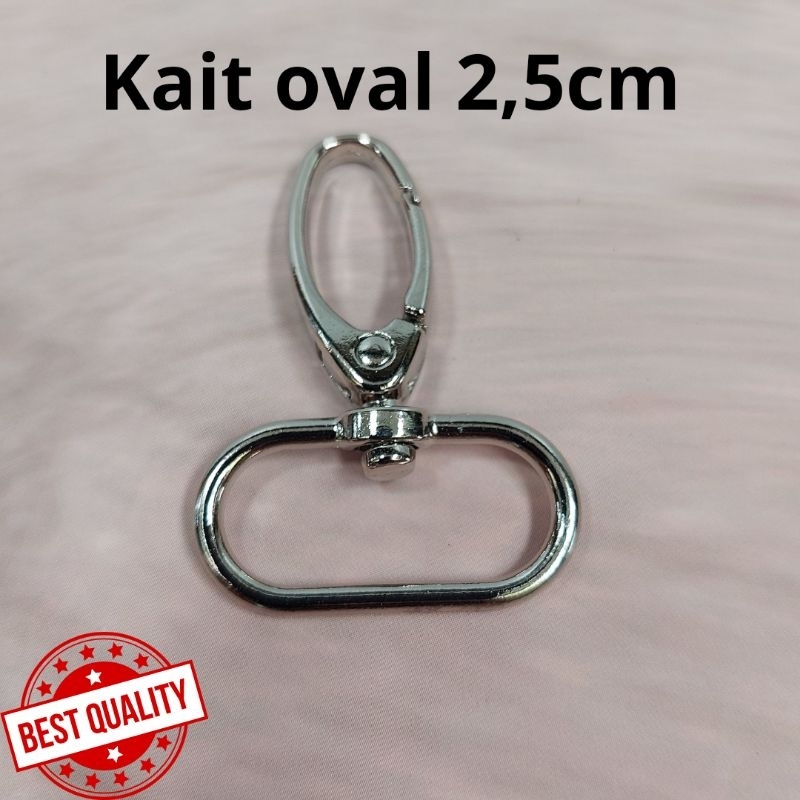 

Kait Oval 2,5cm (100pc) Cantelan Oval 2,5cm (100) Hook Oval 2,5Cm