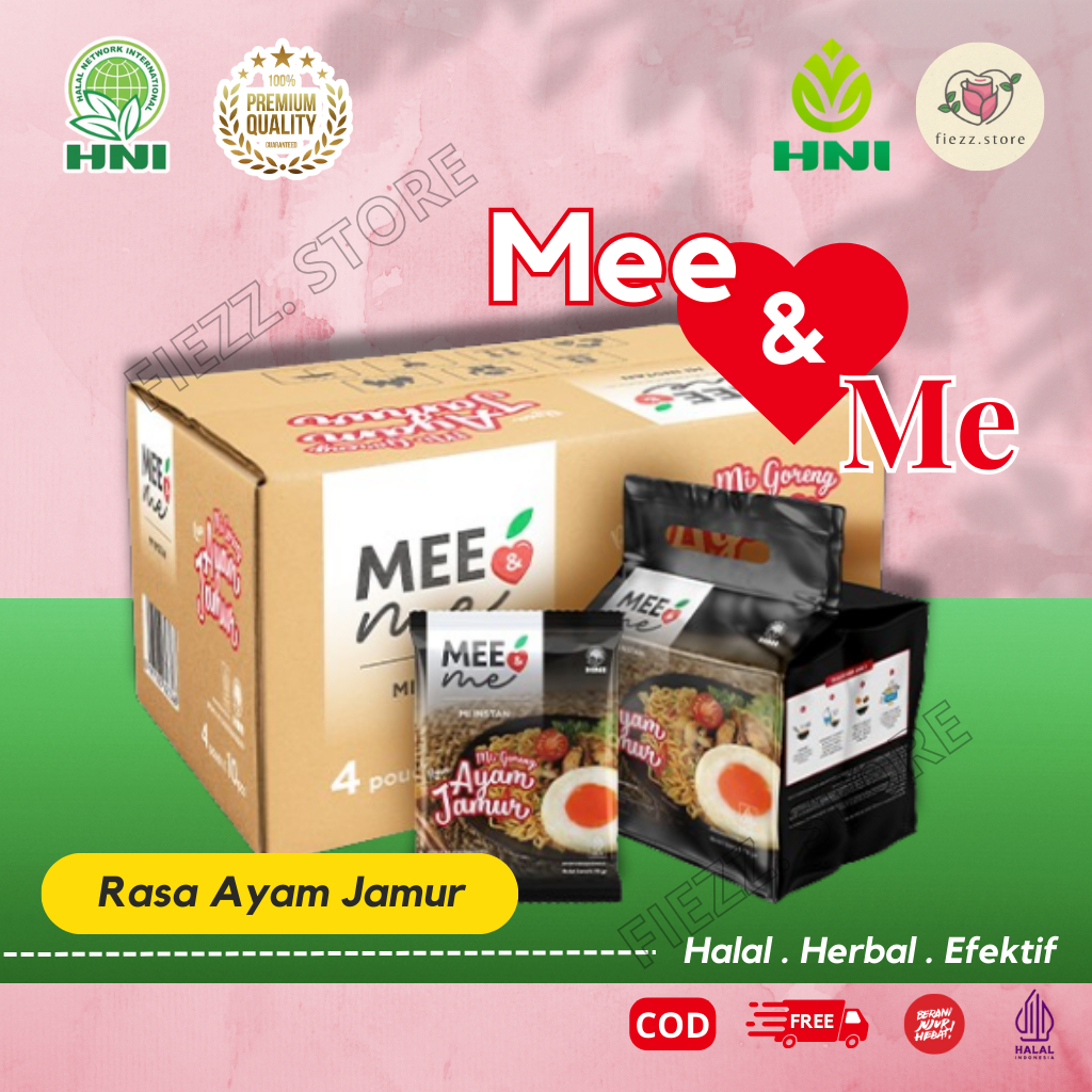 

Mee and Me Karton Mie Goreng Rasa Ayam Jamur HNI
