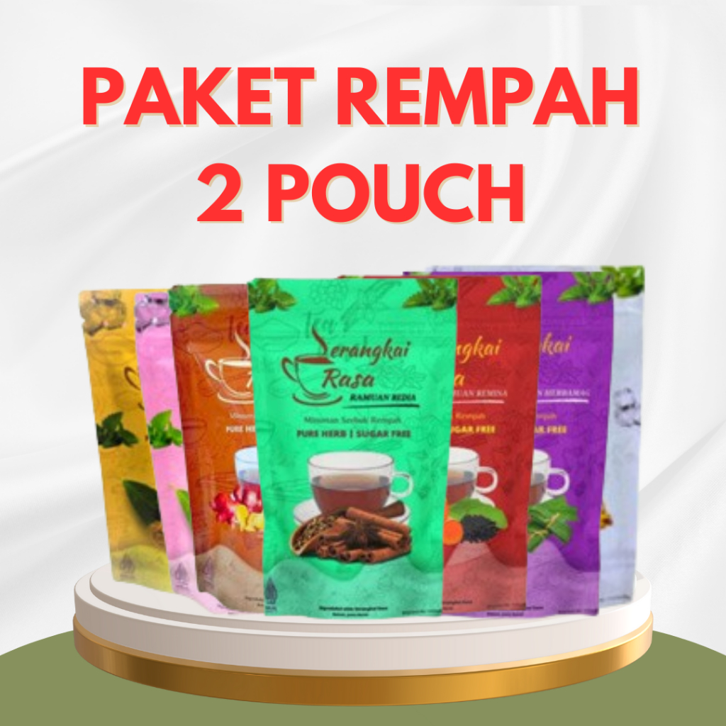 

[ 2 Pcs Pouch ] Teh Detox | Teh celup Rempah | JSR | Ramuan Serangkai Rasa