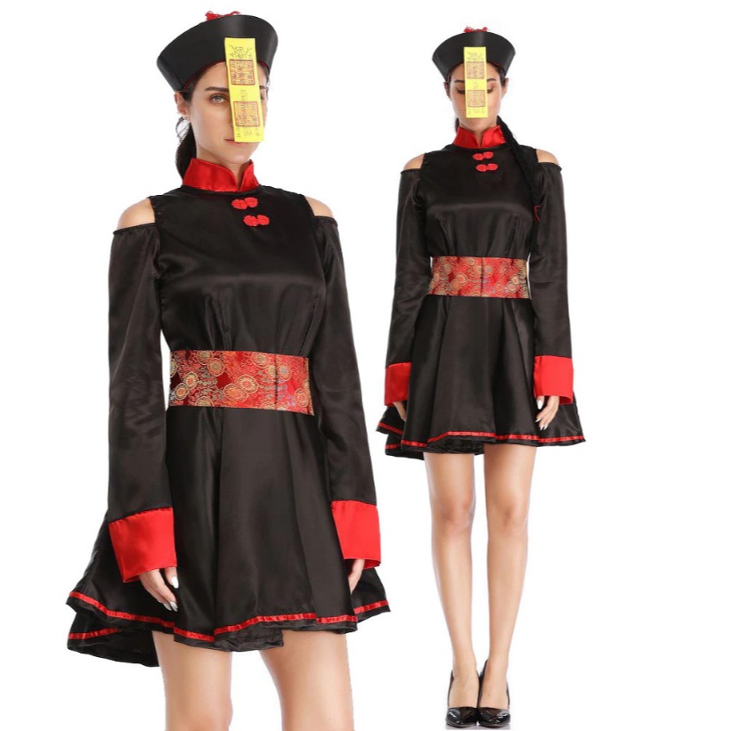 Jual kostum H20 vampire kerajaan kuburan china pocong tiongkok