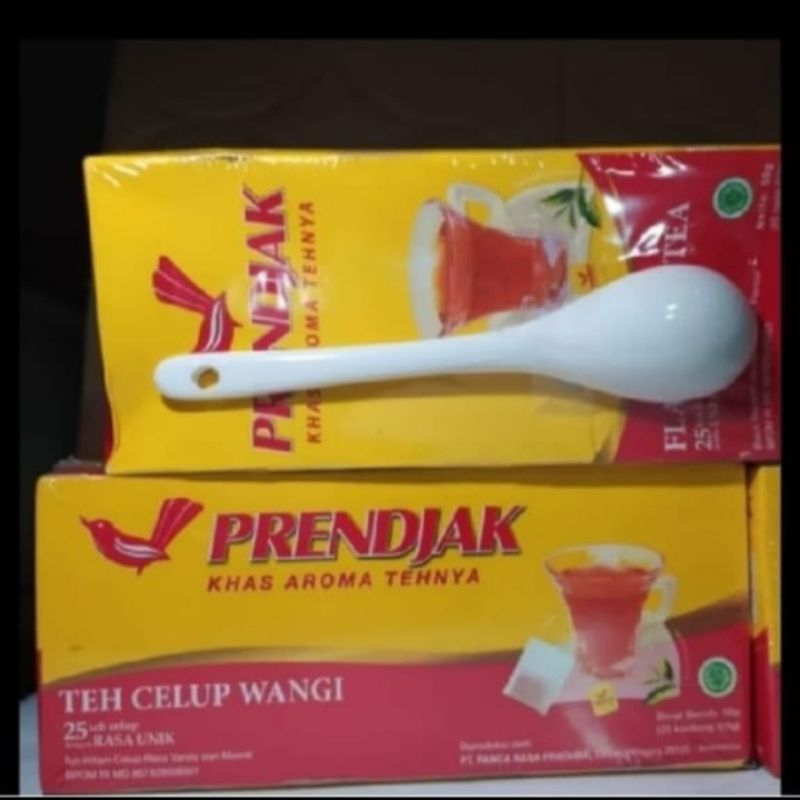 

PRENDJAK Teh Hitam Celup/Black Tea Prendjak 1 Kotak Isi 25 Kantog Teh