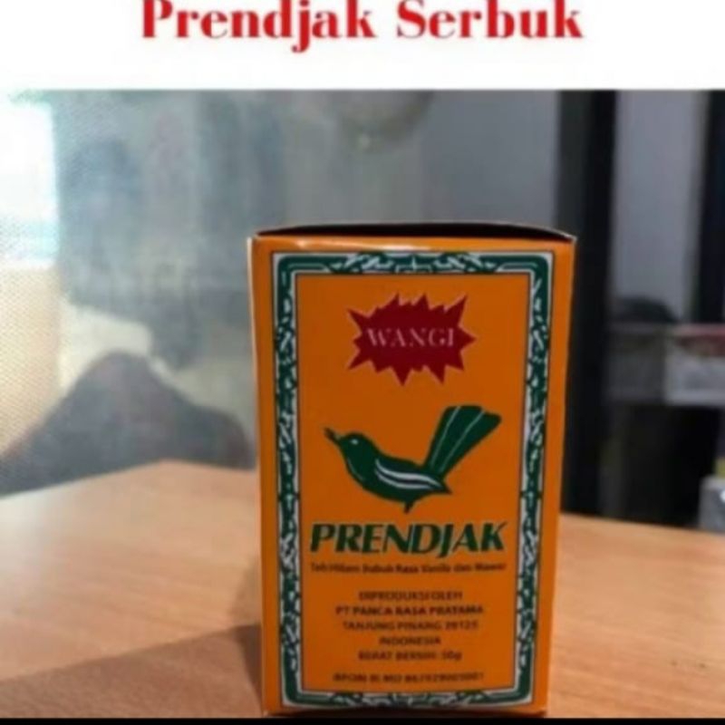 

PRENJAK Teh Bubuk Kuning Serbuk Hitam 1 Kotak @50g