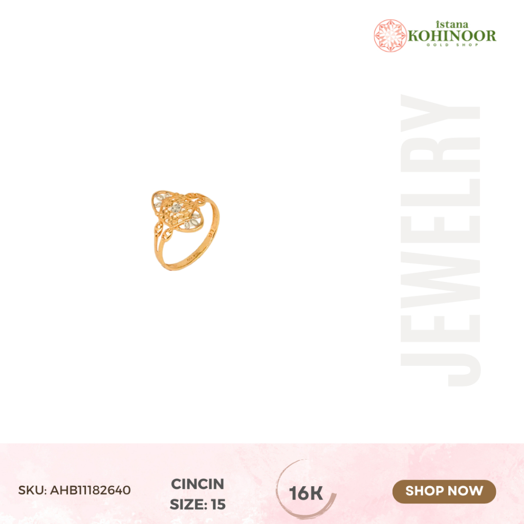 KOHINOOR CINCIN POLOS EMAS GOLD YELLOW GOLD 16K