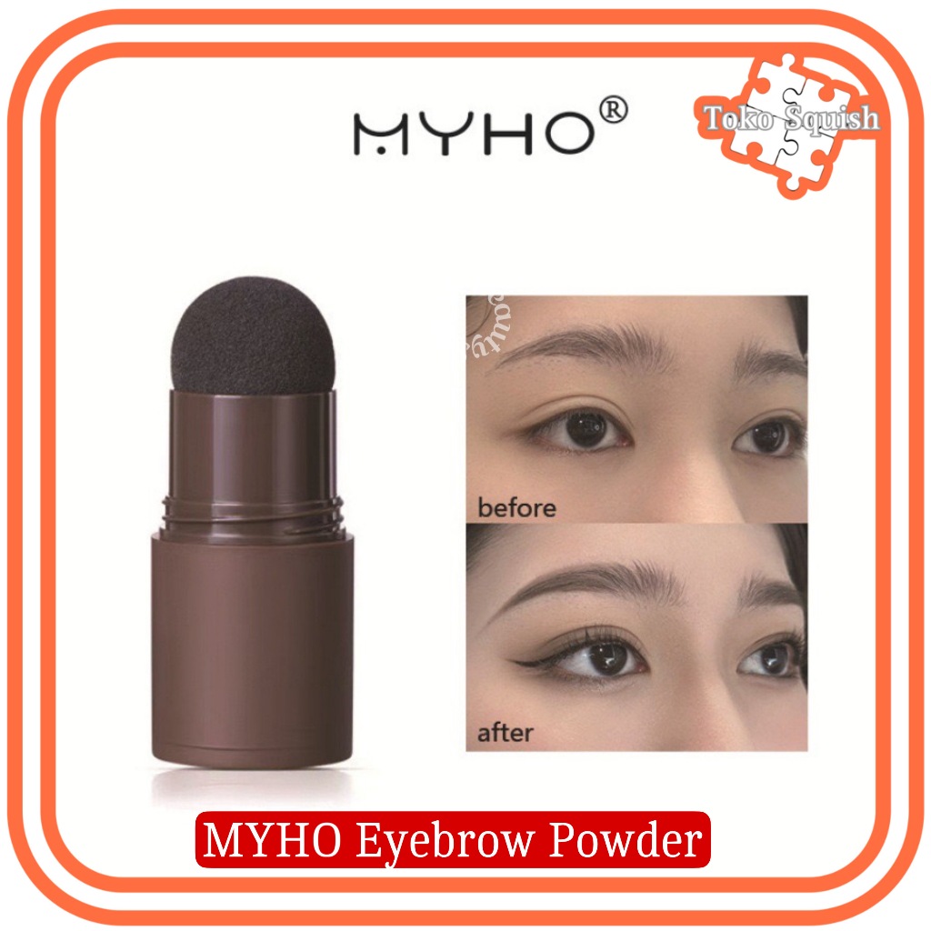 FREE CETAKAN ALIS MYHO Eyebrow Powder / Hairline Contour / Cetakan alis instant eyebrow stamp alis /