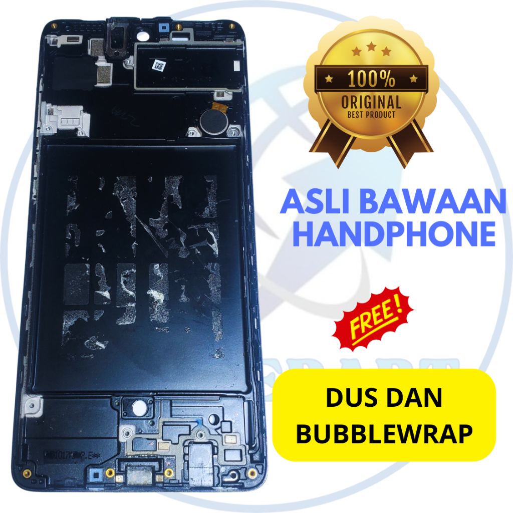 frame lcd samsung a71 ori copotan - a715 - tatakan lcd - original cabutan bawaan