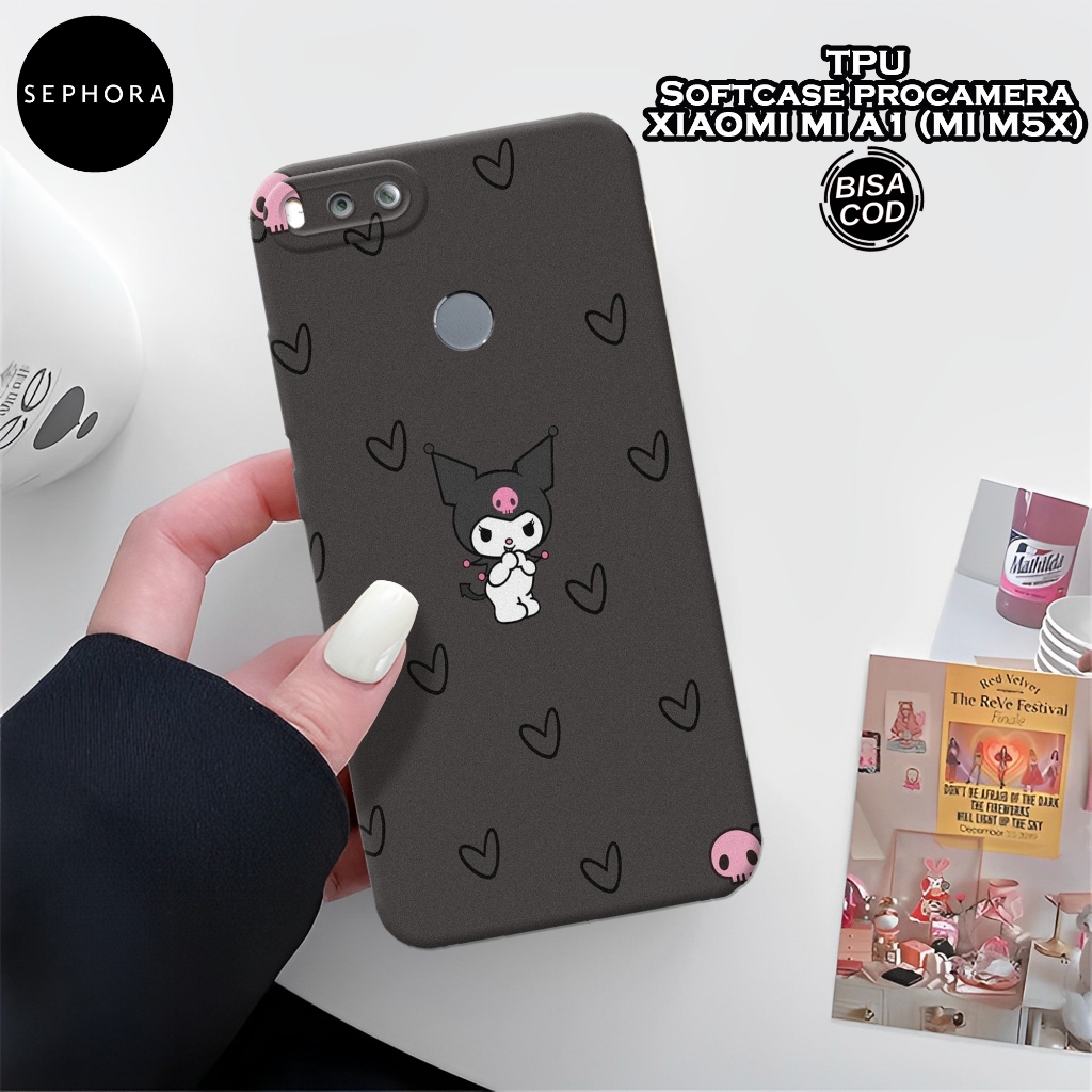 Case Xiaomi Mi A1 (Mi 5X) - Fashion Case Lucu - Softcase Xiaomi Mi A1 (Mi 5X)  - Case Pro Camera - C
