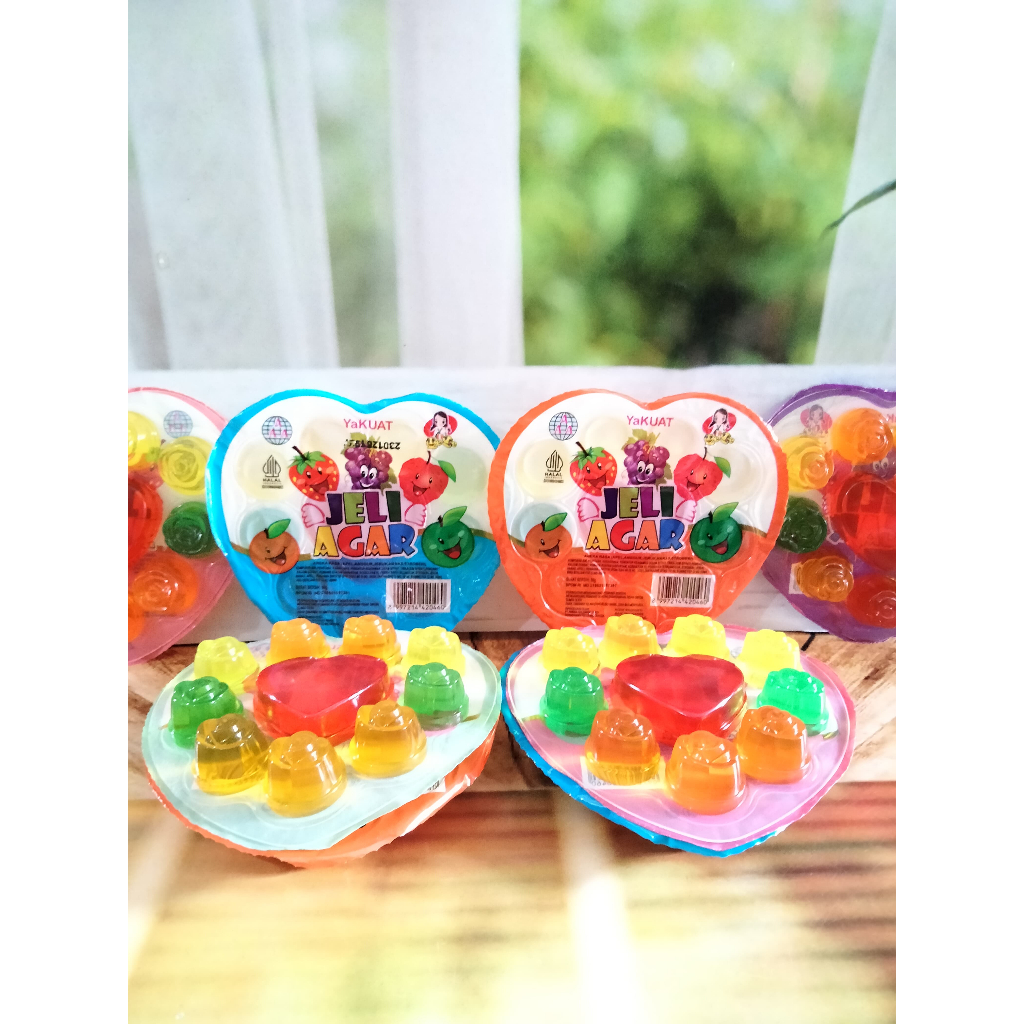 

(10 PCS) JELLY AGAR LOVE / JELLY AGAR BERUANG