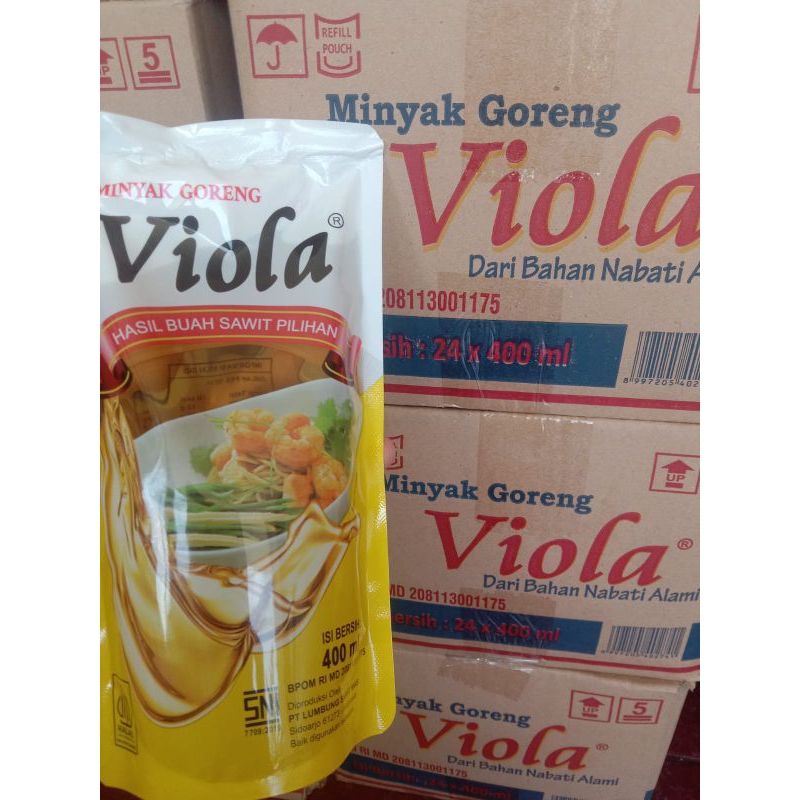 

Minyak Goreng Viola 400 ml / Karton isi (24 pcs)