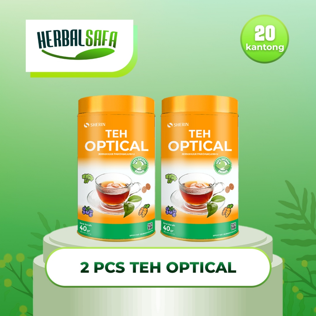 

PAKET HEMAT Teh Optical 2 pcs | Herbal alami untuk Kesehatan Mata | Isi 20 kantong