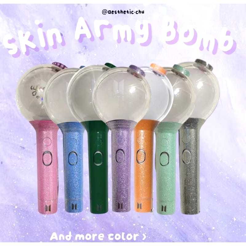 Sticker Skin Army Bomb | Sticker Light Stick BTS | Army Bomb Decal By Aesthetichu Versi SE | Sticker