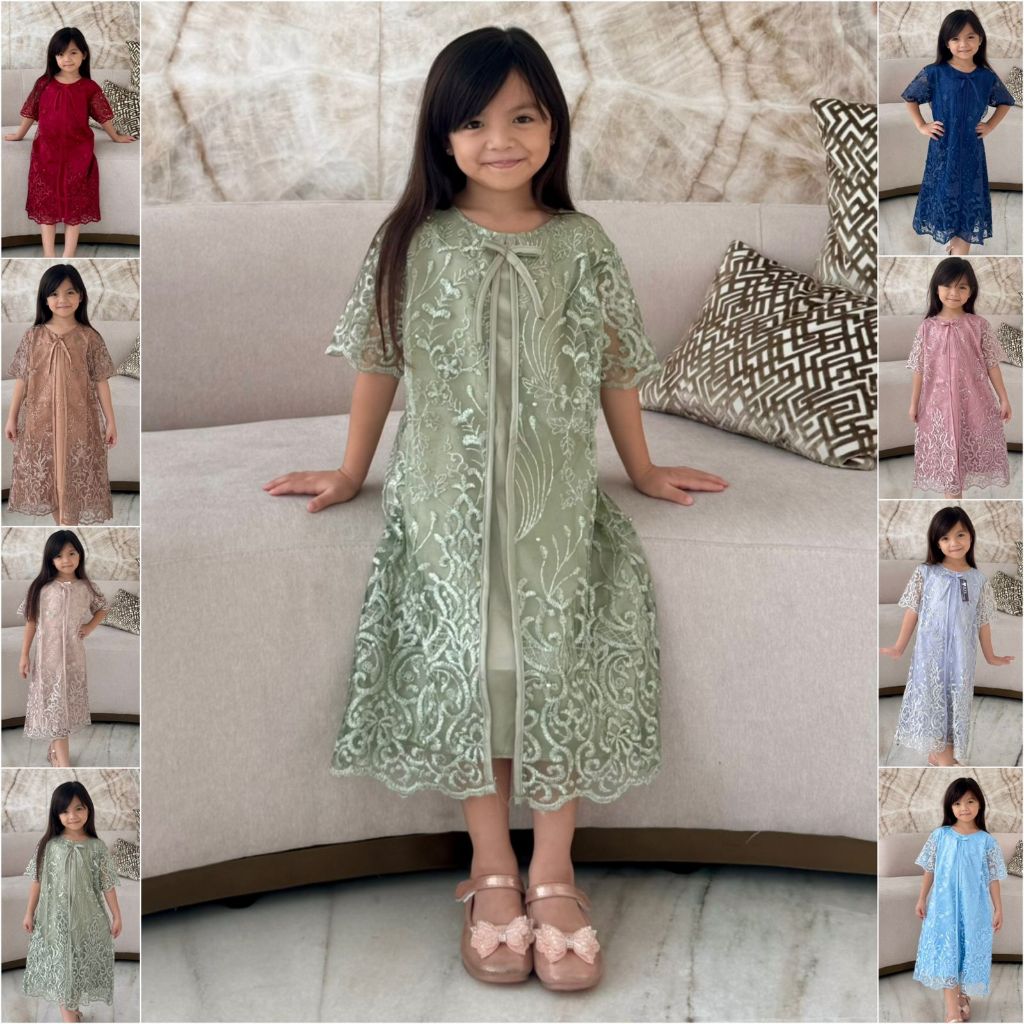 Dress Natal Anak Perempuan Dress Gaon Natal Tahun Dres Natalan Dress Natal Anak Perempuan 2026 Gaum 