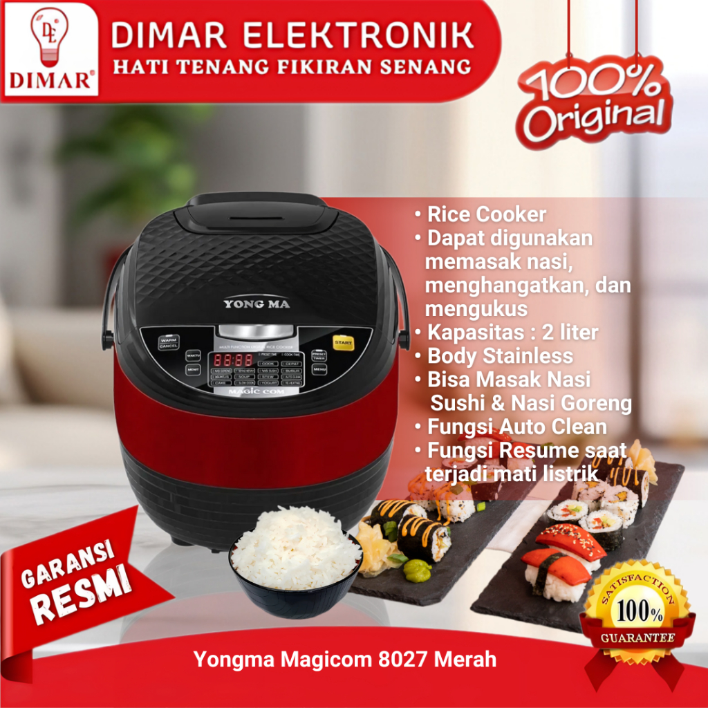 Yongma Magicom 8027 Merah