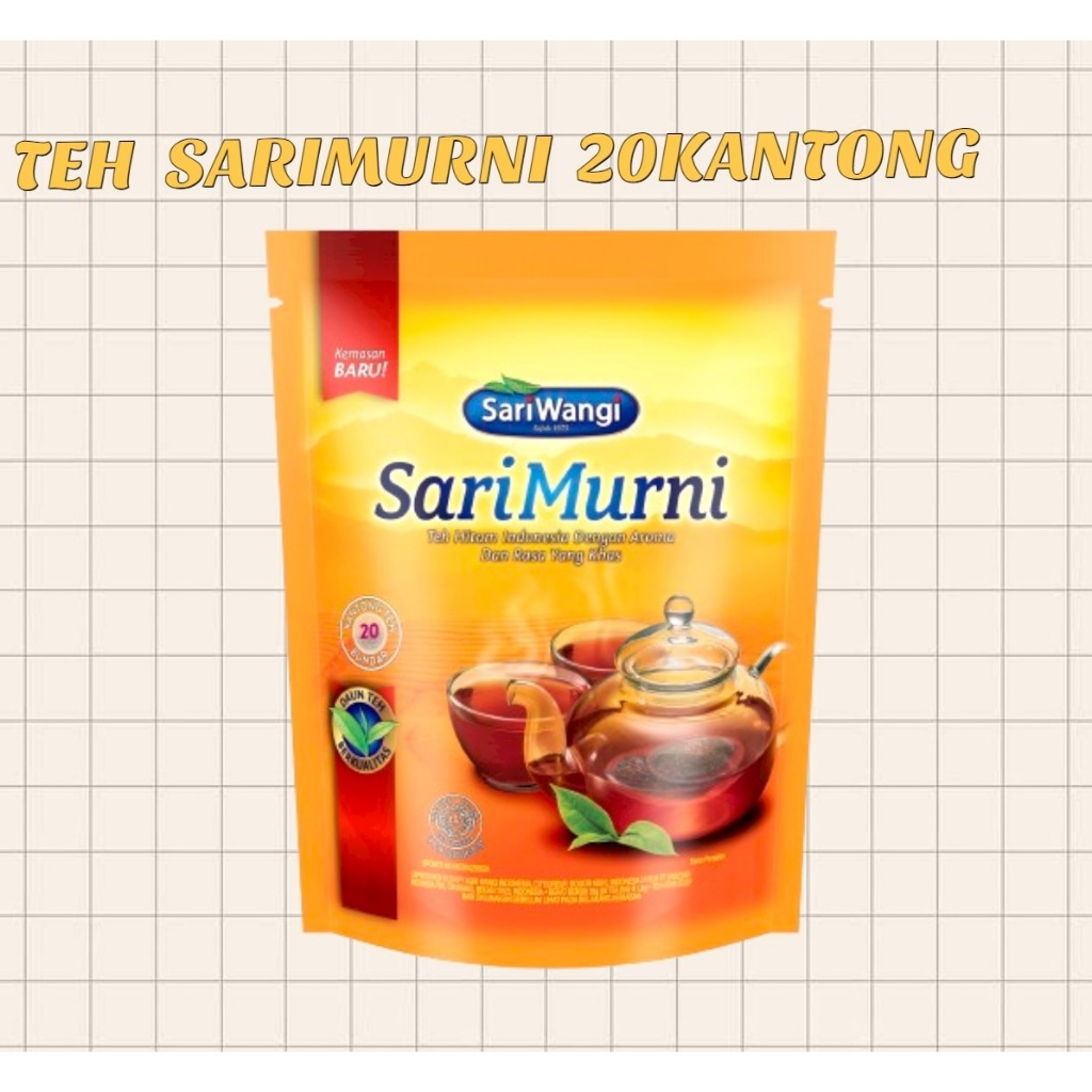 

SARI WANGI TEH MURNI 20KANTONG/centraltrenggalek