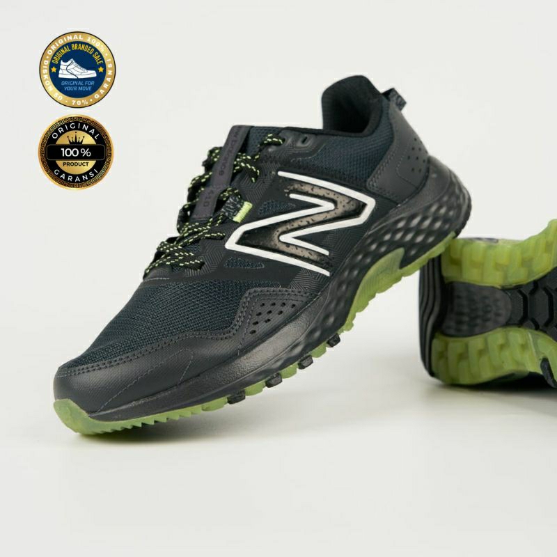 ORIGINAL GARANSI SEPATU NB 410 V8 BLACK GREEN SIZE 42,5