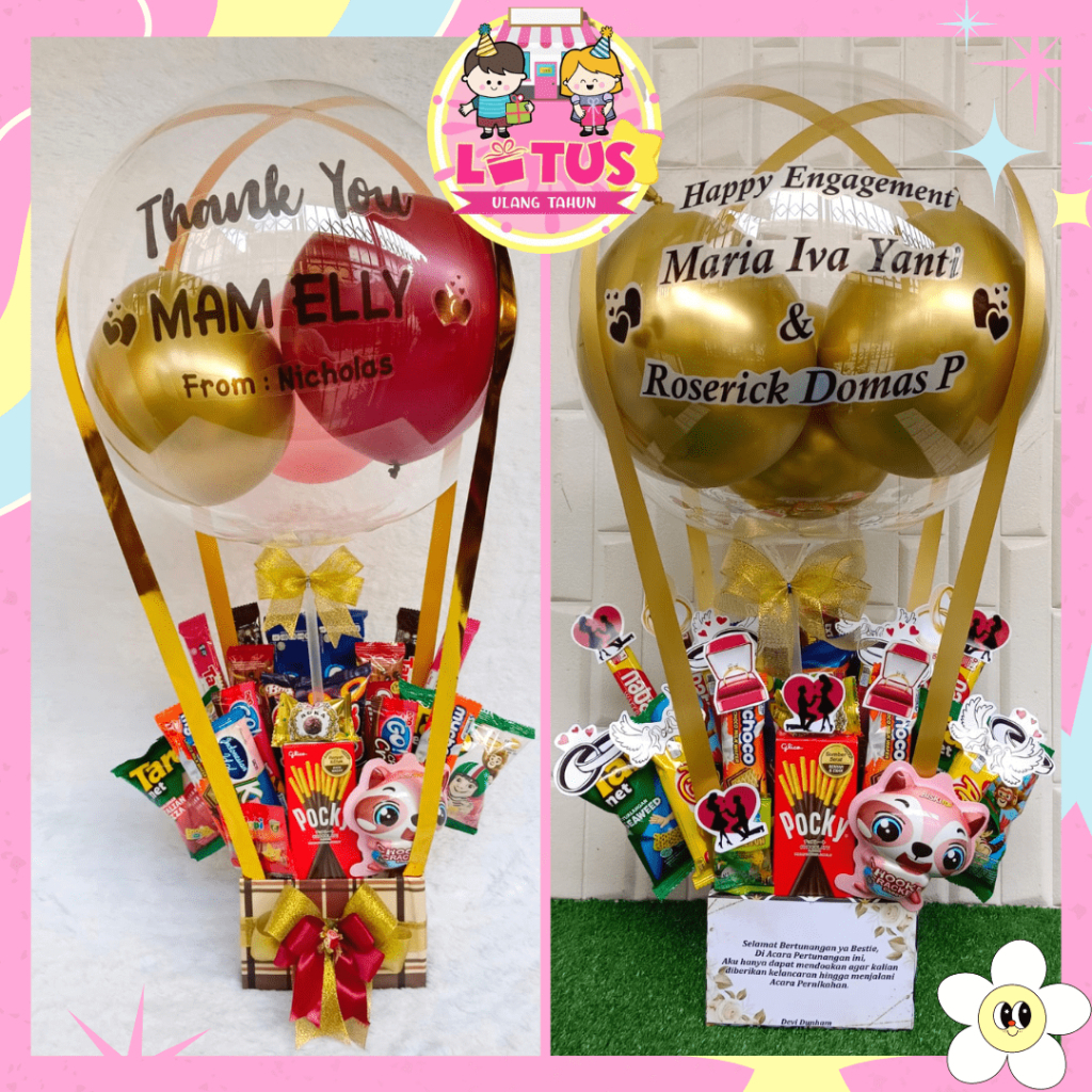 [ BISA KIRIM HARI INI ] Balon Snack / Snack Balon / Balon snack ulang tahun