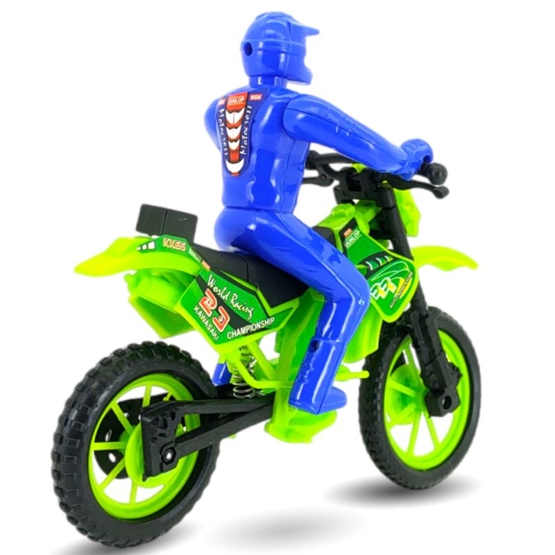 Mainan Motor Cross + Orang Sepeda Trail Ukuran Besar OCT5703