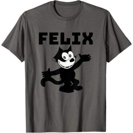 Baju Kaos Distro Felix Super Retro Cartoon Cat Happy Vintage Cartoon Design T-Shirt