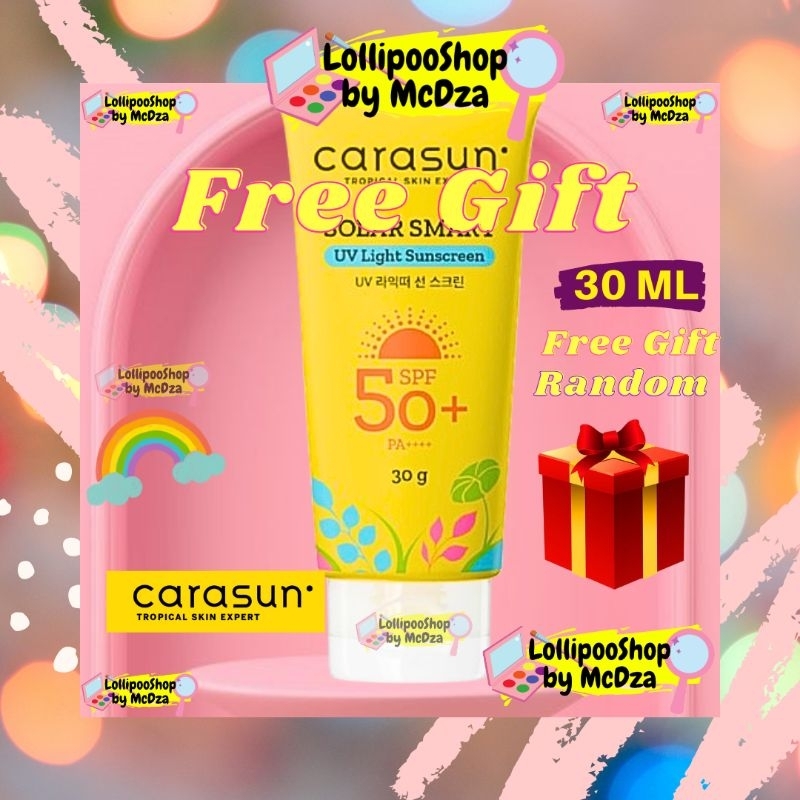 LollipooShop - CARASUN Solar Smart UV Light Sunscreen SPF 50 PA++++ Sunscreen 30 ml. | Carasun Sunsc